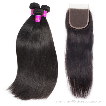 10a grade wholesale bulk mink raw unprocessed weave brazilian cuticle aligned virgin vendors  human hair bundles with closure